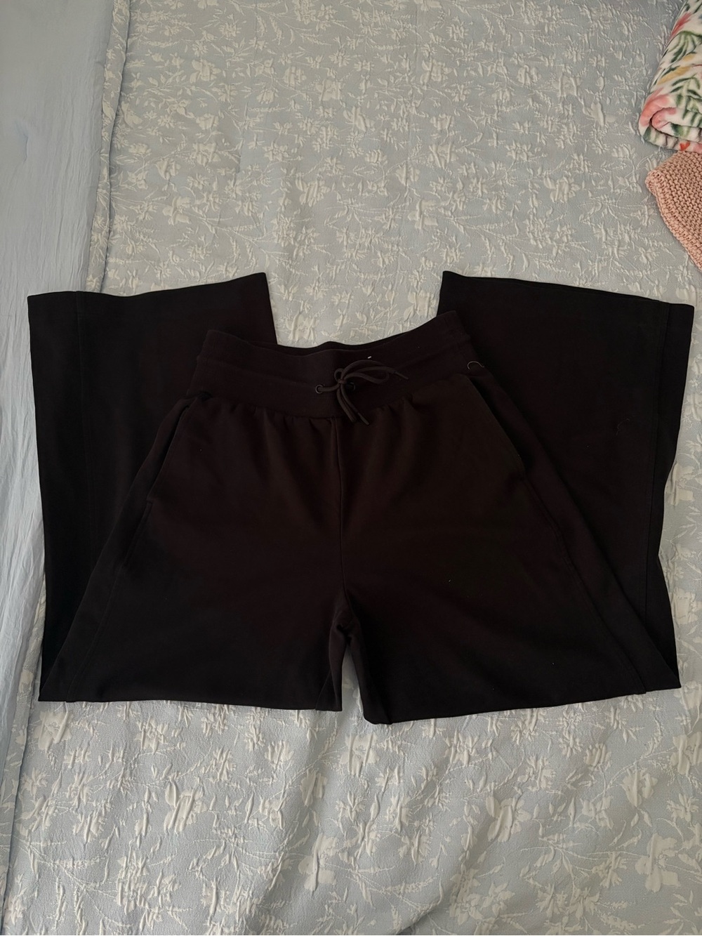 Old Navy Black Wide-Leg Drawstring Pants